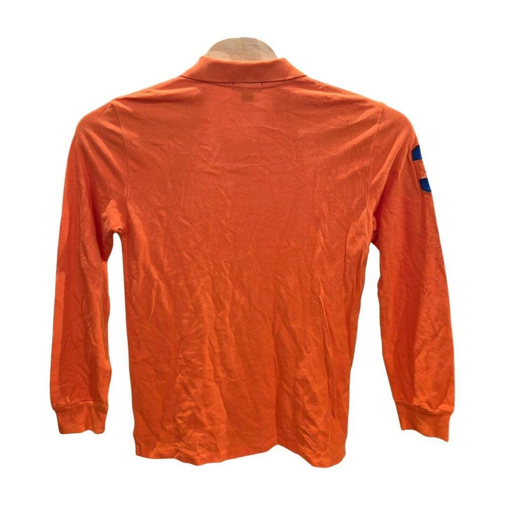 Polo Ralph Lauren Big Pony Long Sleeve Cotton Polo Orange Youth Boys XL (18-20) - Picture 3 of 7